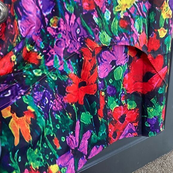 NewPink Sundress with Cuffed 3/4 Sleeves and Scoop Neck - Picture 2 of 4